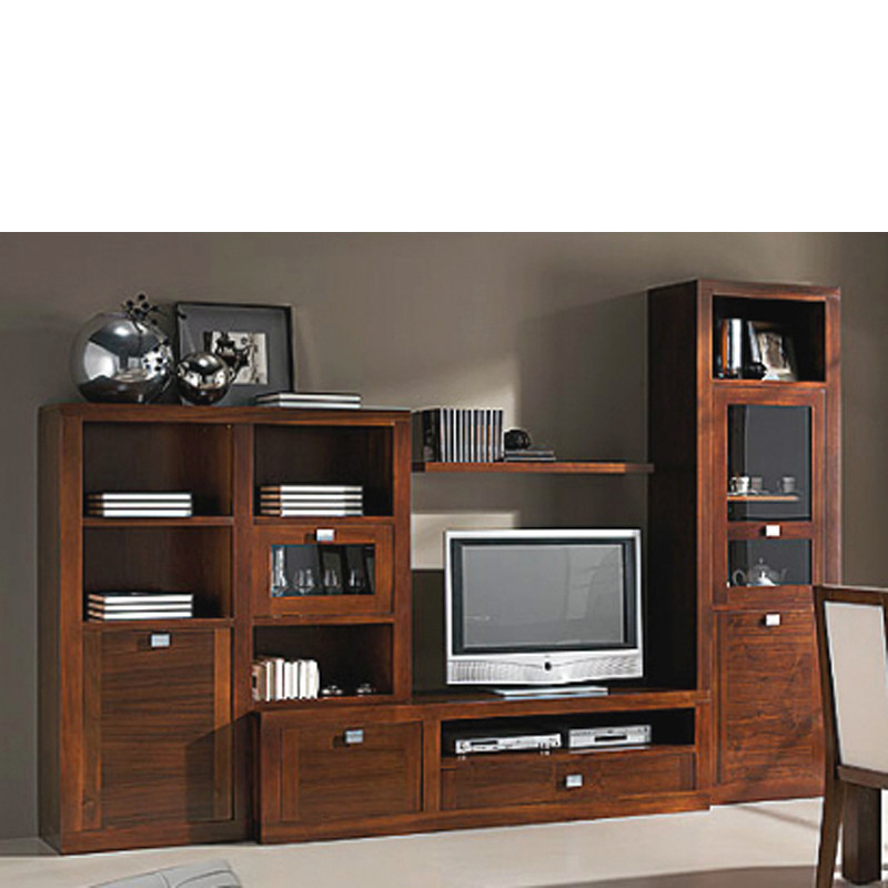 Muebles salón mesa extensible madera nogal tudecora.com, ideas ... Salon comedor de madera