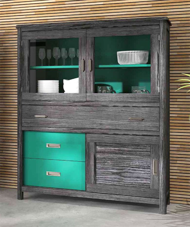 ALACENA VAJILLERO PARA COCINA EN MADERA DE ORIGEN SOSTENIBLE