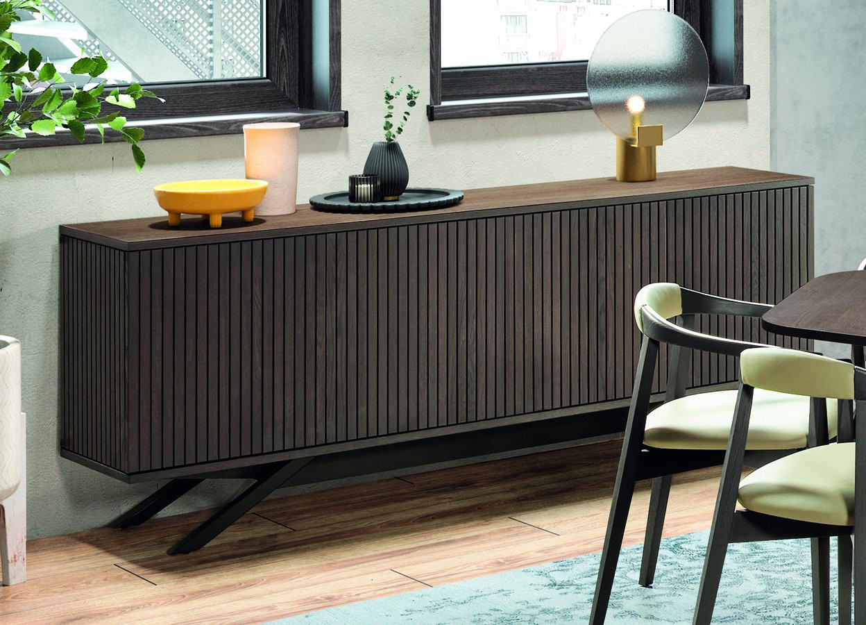 APARADOR NÓRDICO EN MADERA DE ROBLE: ELEGANCIA NATURAL EN TU SALÓN