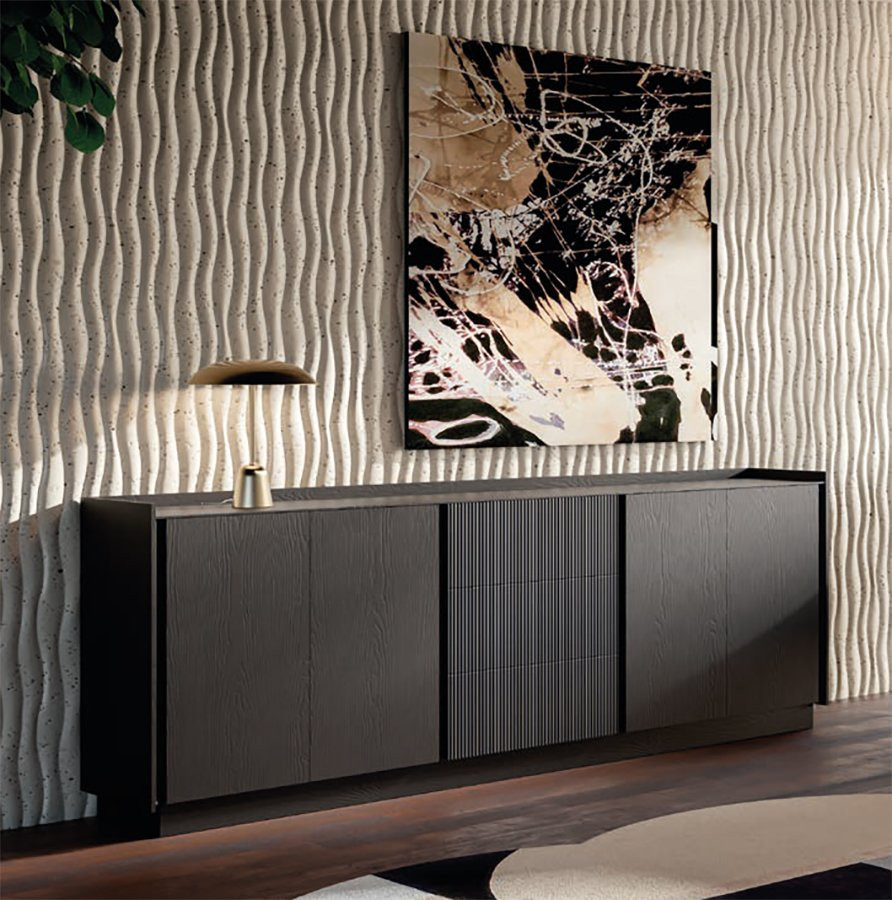 APARADOR CONTEMPORANEO MODULAR CON PUERTAS Y CAJONES