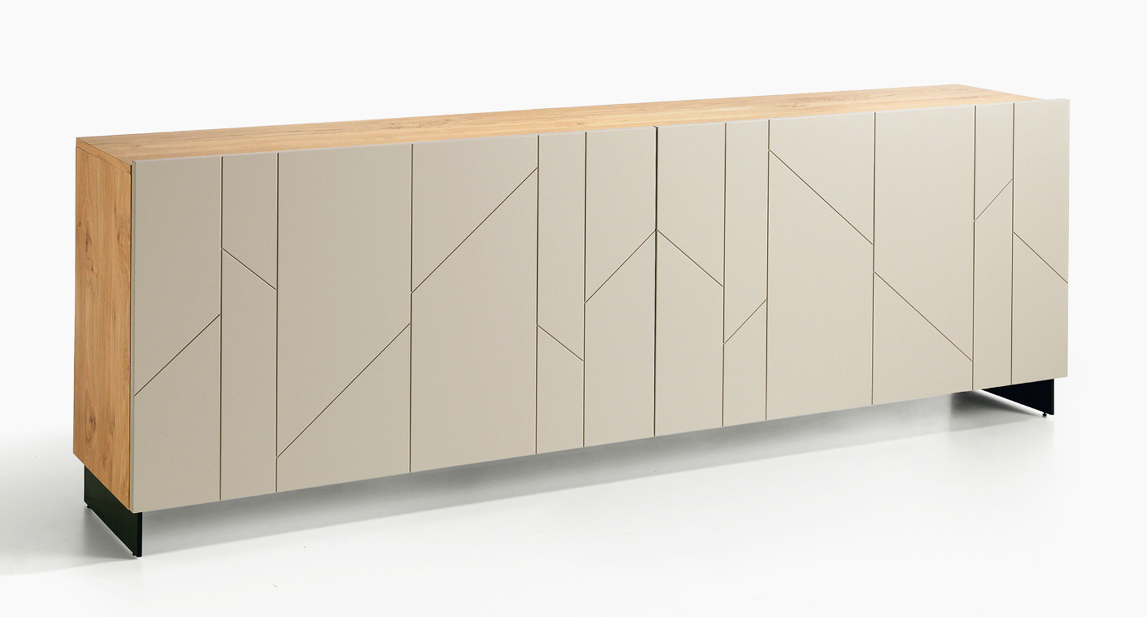 APARADOR DE DISEÑO MODERNO 2 PUERTAS APERTURA COPLANAR - DM