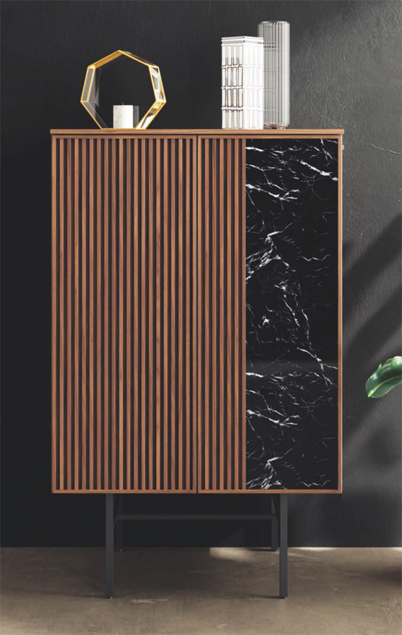 VAJILLERO APARADOR DE DISEÑO MODERNO CON 2 PUERTAS - DM