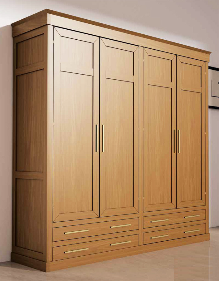 ARMARIO ROPERO DORMITORIO MADERA - PINO