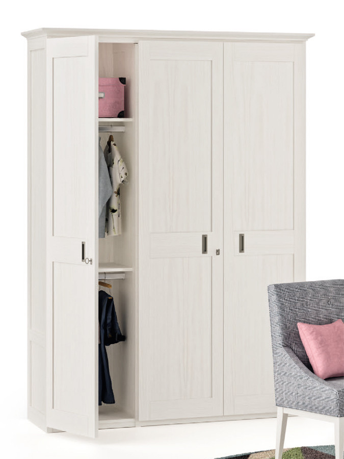 ARMARIO DE MADERA PARA DORMITORIO CLÁSICO