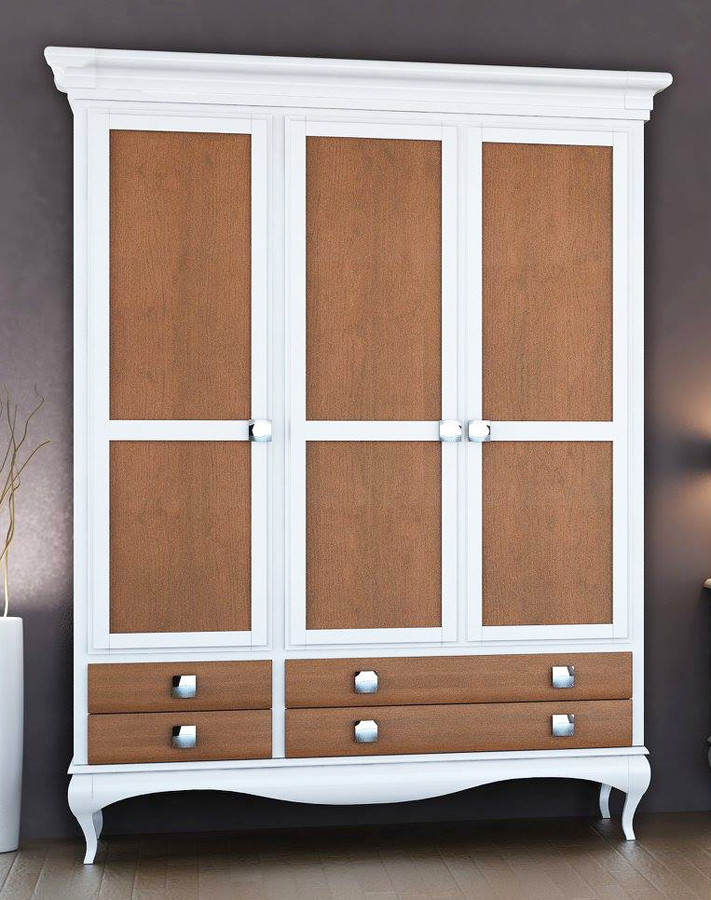 ARMARIO ESTILO CLÁSICO EN MADERA - PINO