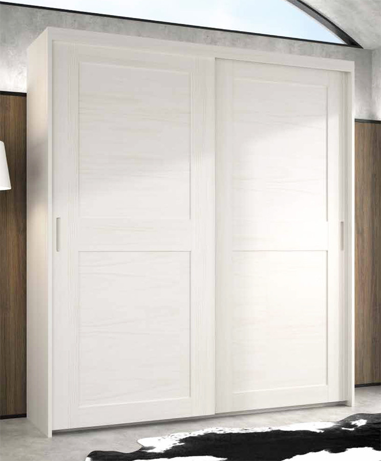 ARMARIO PUERTAS CORREDERAS ESTILO NÓRDICO EN MADERA PINO NATURAL
