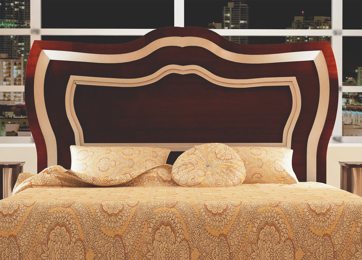 CABECERO DE CAMA DORMITORIO CLÁSICO MADERA - PINO