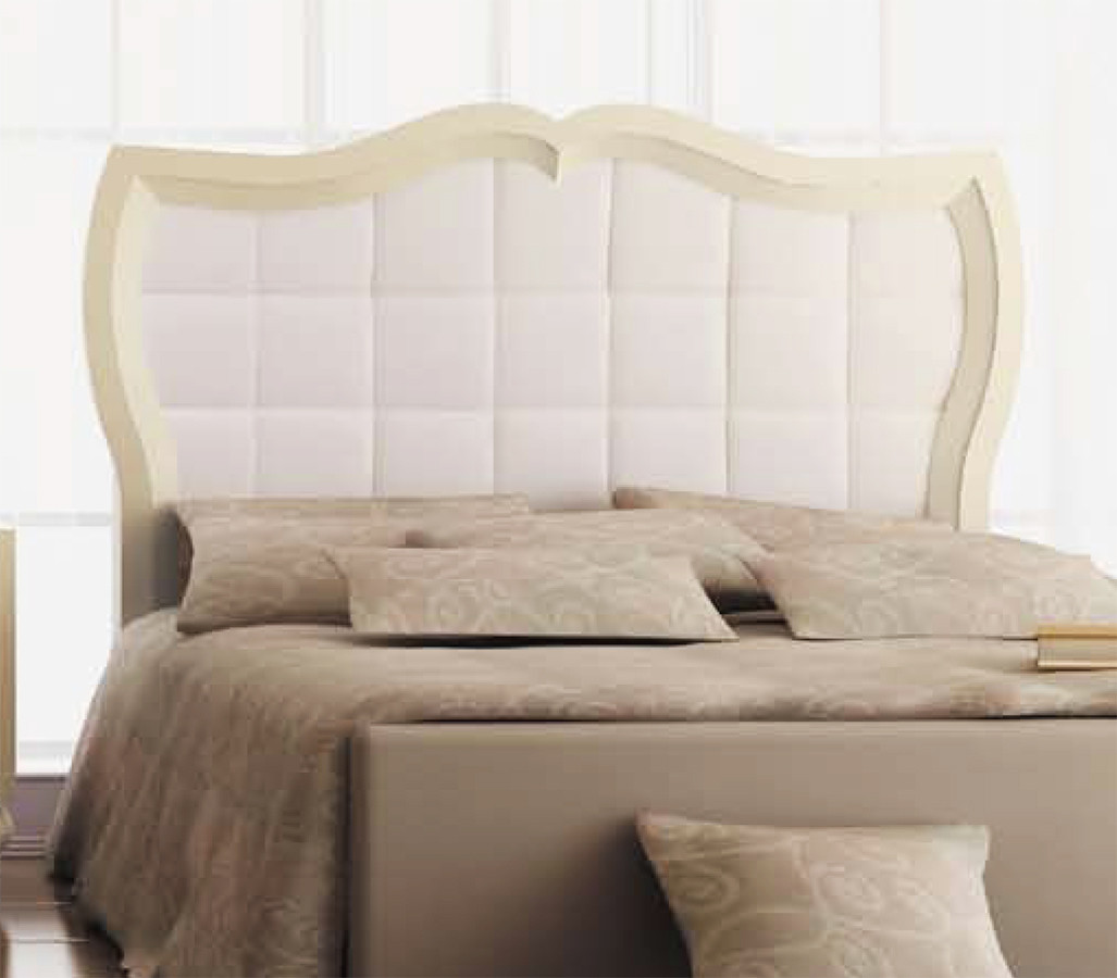 CABECERO DE CAMA CLÁSICO PANEL TAPIZADO MADERA - PINO