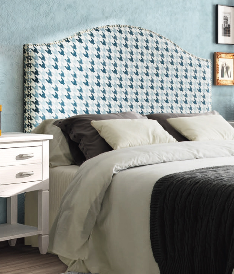 CABECERO DE CAMA TAPIZADO ESTILO CLÁSICO