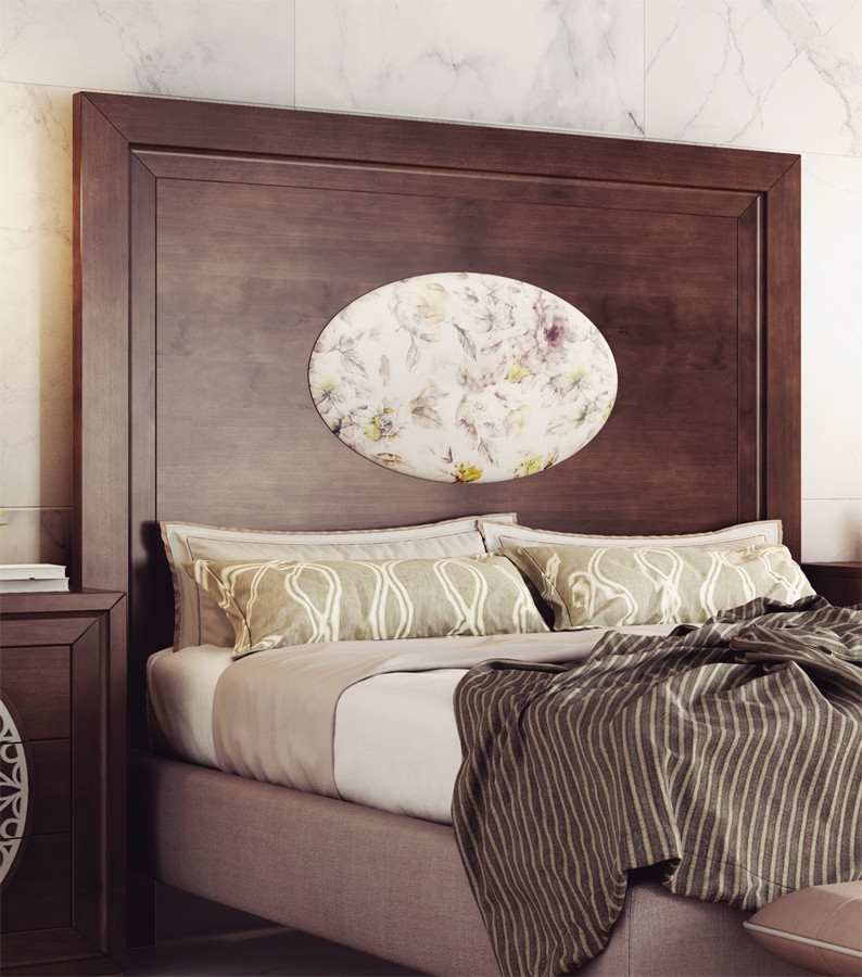 CABECEZAL DE CAMA CON DETALLE TAPIZADO