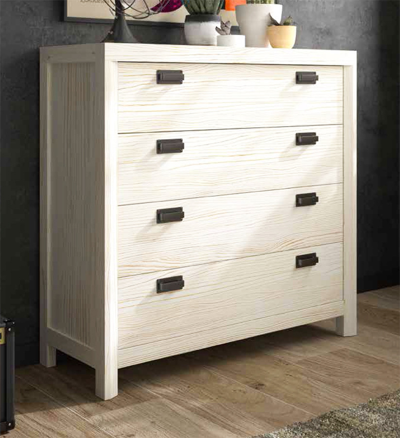 CÓMODA DE DISEÑO NÓRDICO MODERNO EN MADERA NATURAL Y SOSTENIBLE