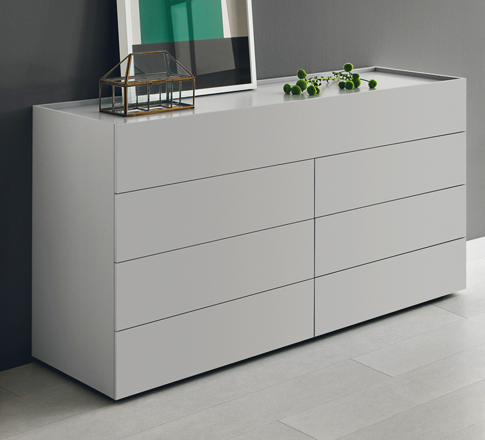 COMODA ANCHA CON CAJONES GRAN CAPACIDAD DORMITORIO DE DISEÑO
