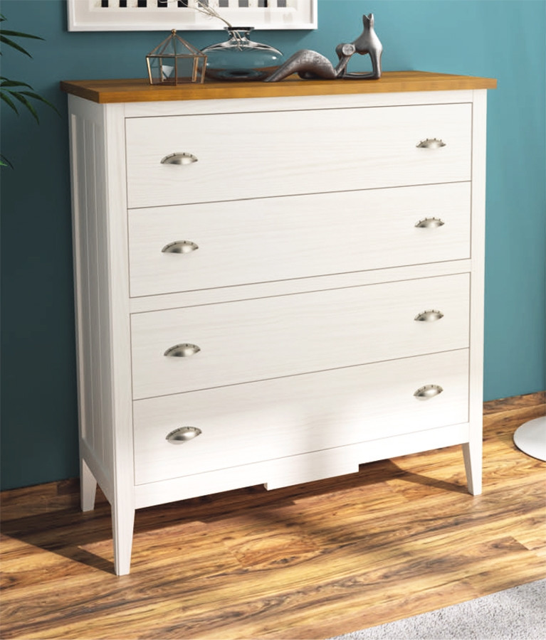 COMODA CON CAJONES Y CON PATAS PARA DORMITORIO MADERA