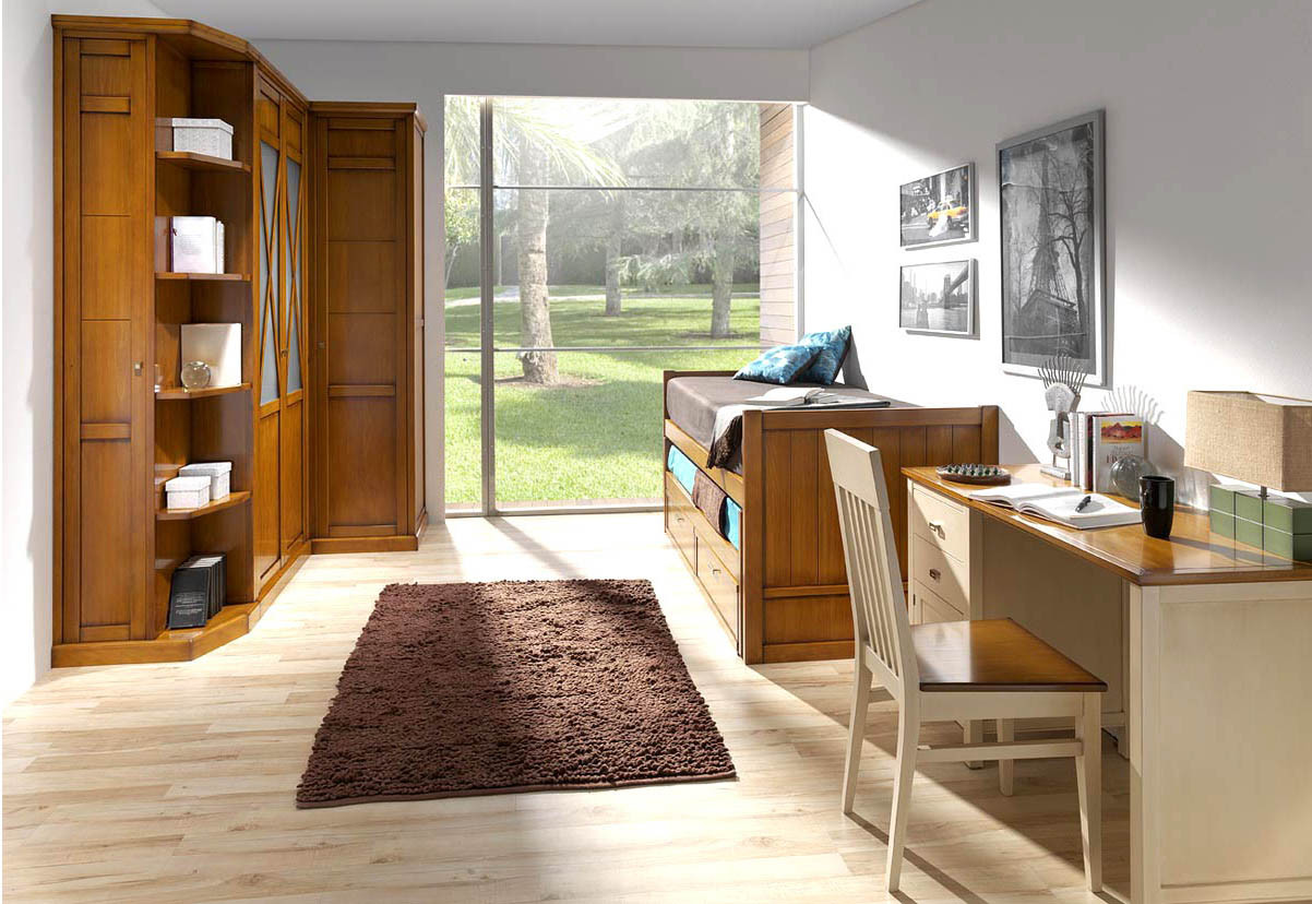 HABITACIÓN JUVENIL CON CAMA NIDO COMPACTO - HAYA