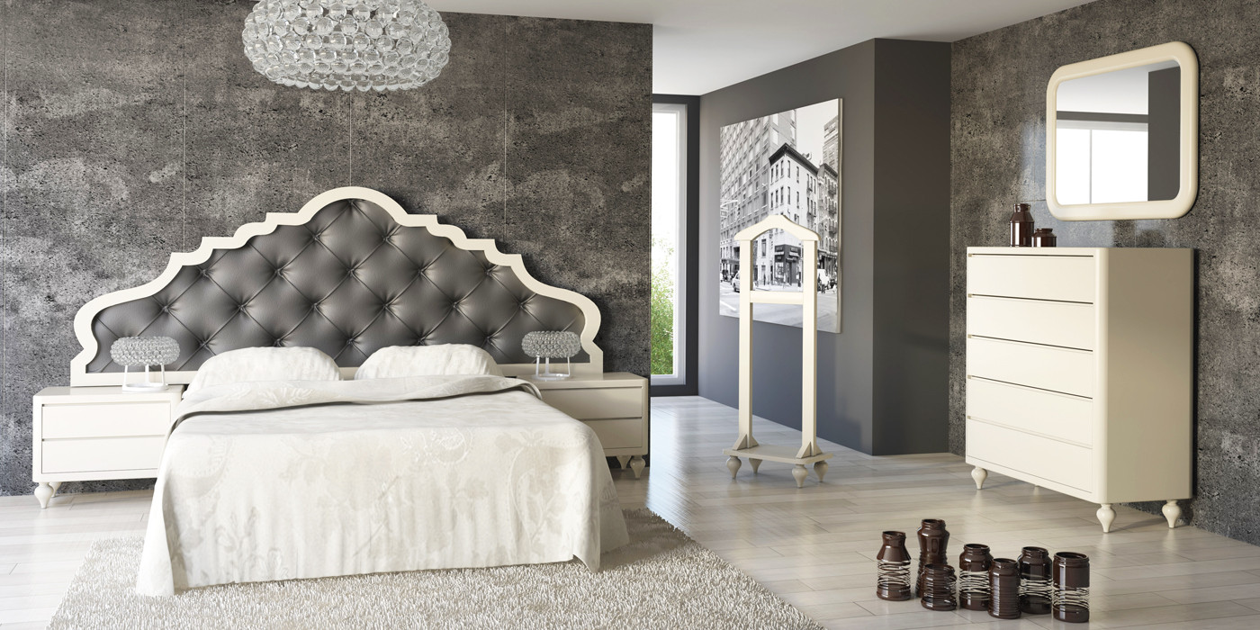 CONJUNTO DORMITORIO CON MUEBLES MADERA - PINO