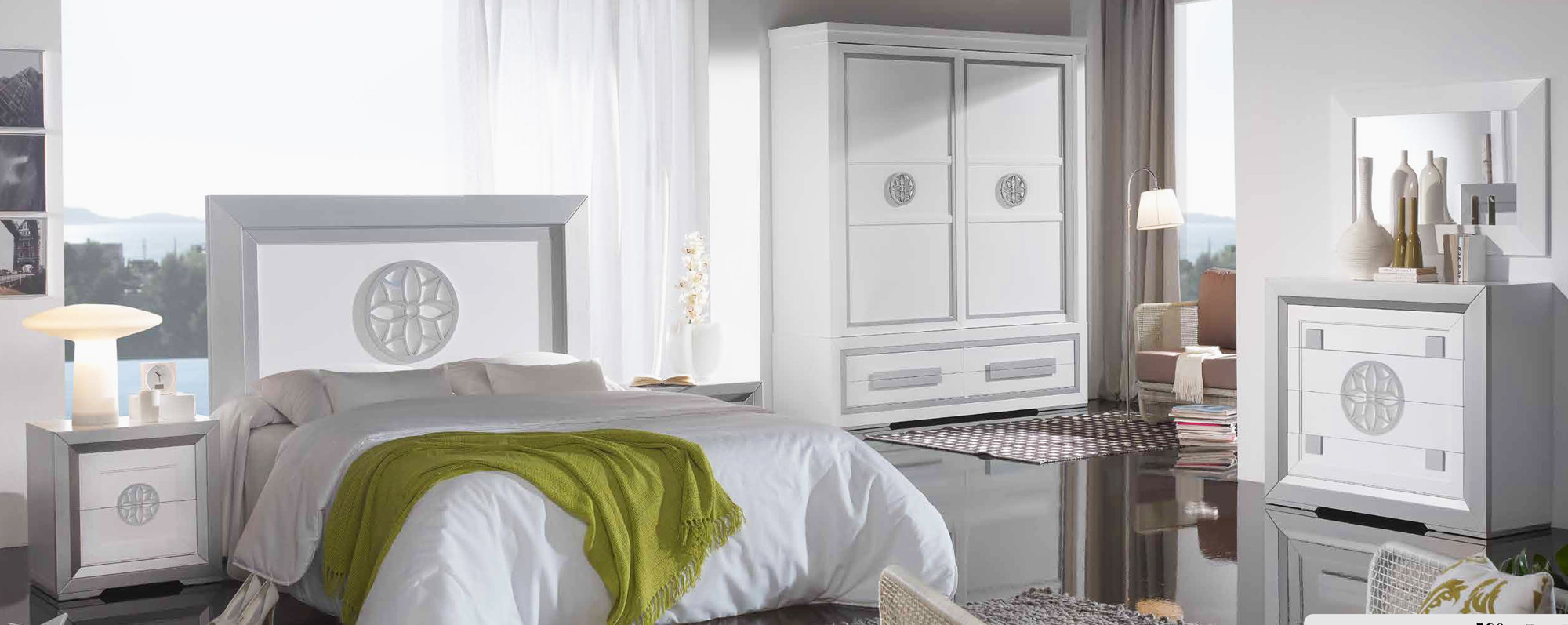 DORMITORIO MATRIMONIO MODELO VERSALLES - PINO