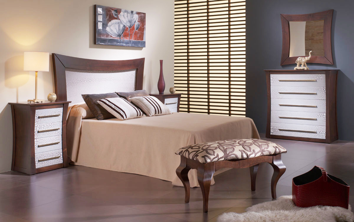 DORMITORIO MATRIMONIO MADERA - PINO