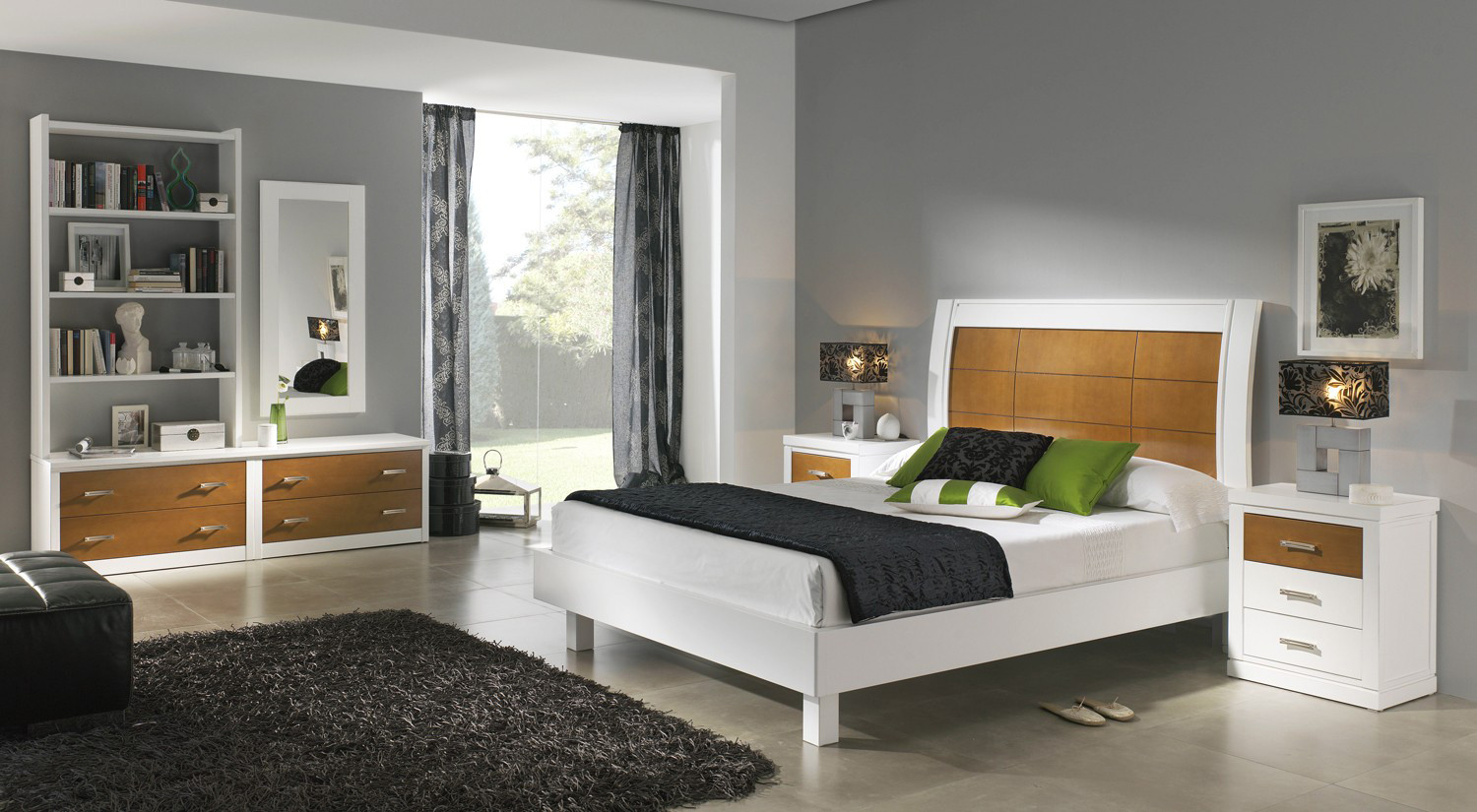 DORMITORIO CON CAMA CON BANCADA - HAYA
