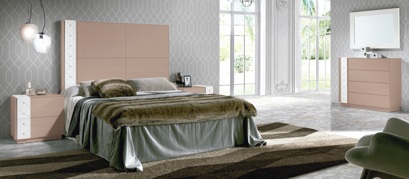 DORMITORIO MATRIMONIO CON MUEBLES RECTOS - DM