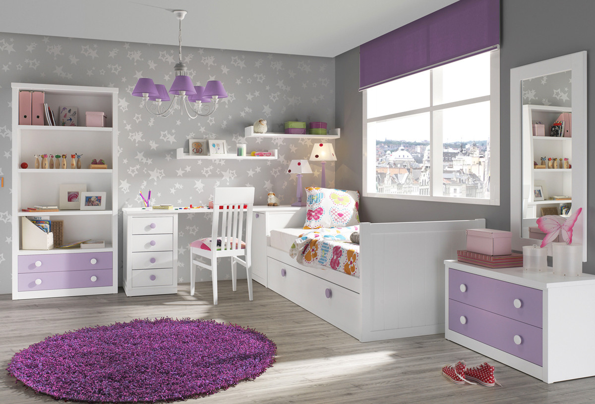 DORMITORIO JUVENIL CAMA NIDO CON MÓDULO ZAPATERO - HAYA