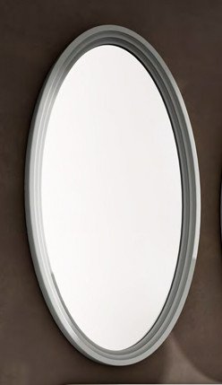 Marco con ovalada madera de pino