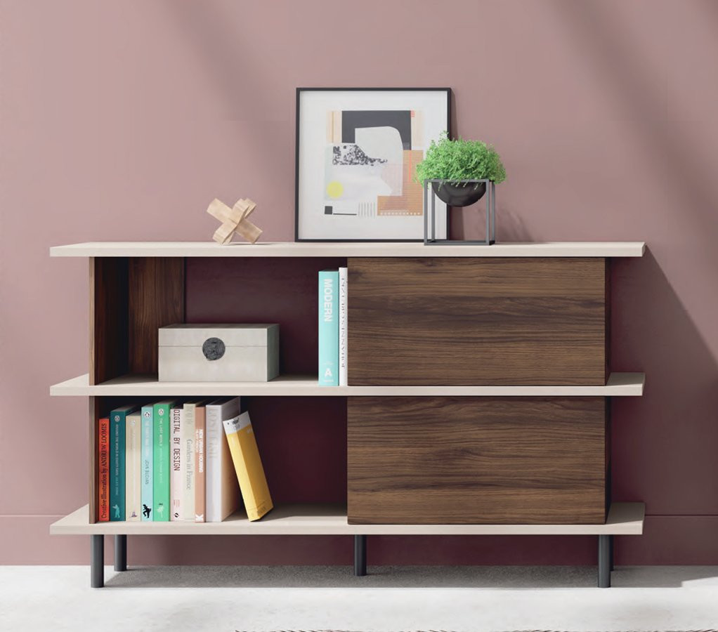 ESTANTERÍA MODULAR CON DIFERENTES OPCIONES DE PUERTAS Y MEDIDAS