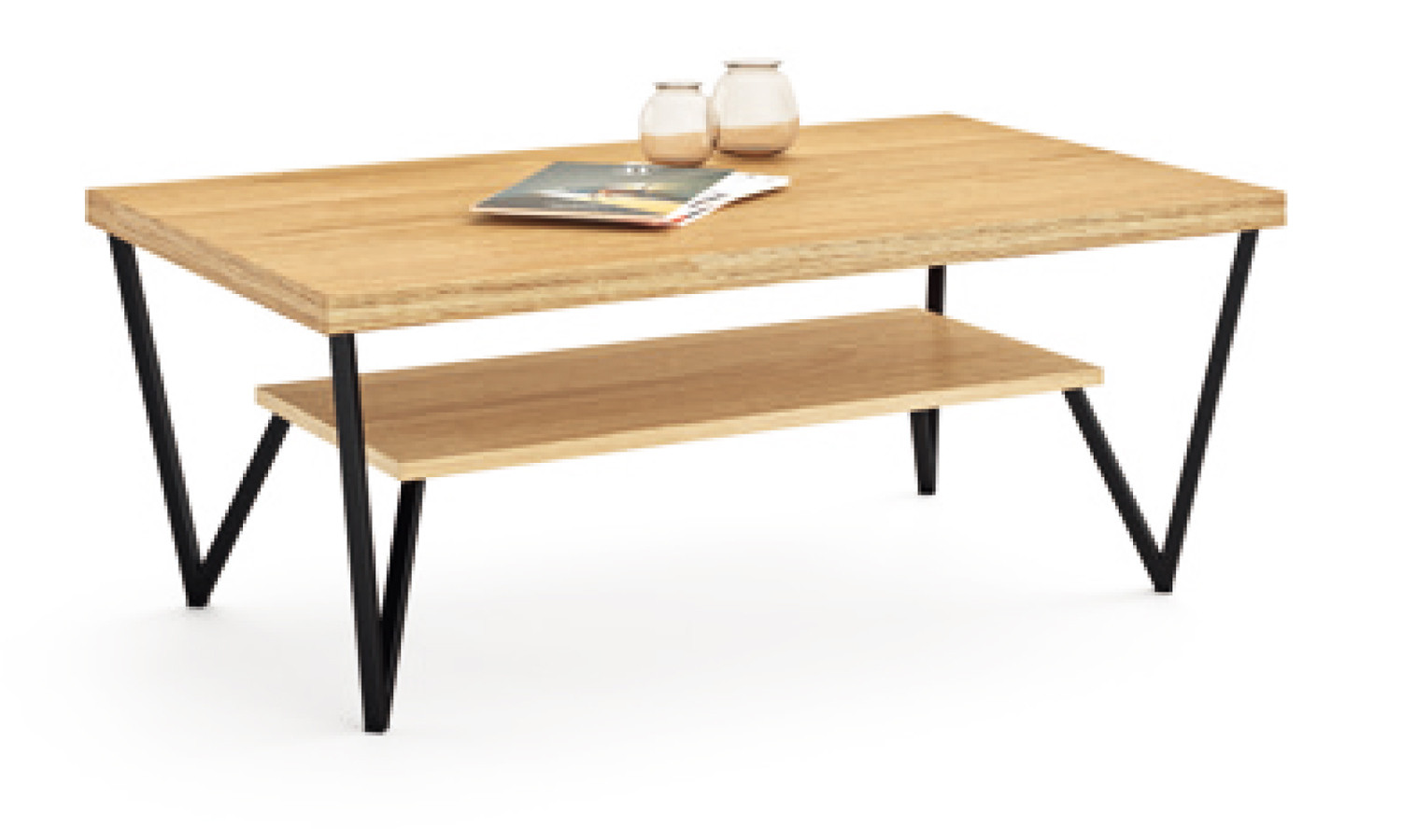 ▷ MESA DE CENTRO ESTILO NÓRDICO ESCANDINAVO madera