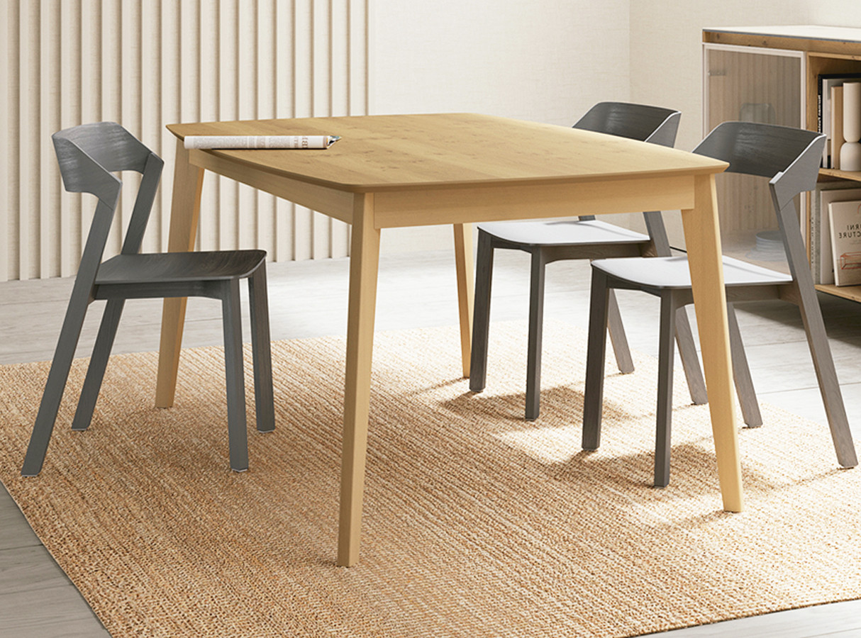 MESA DE COMEDOR EXTENSIBLE PARA SALÓN DISEÑO NÓRDICO - HAYA