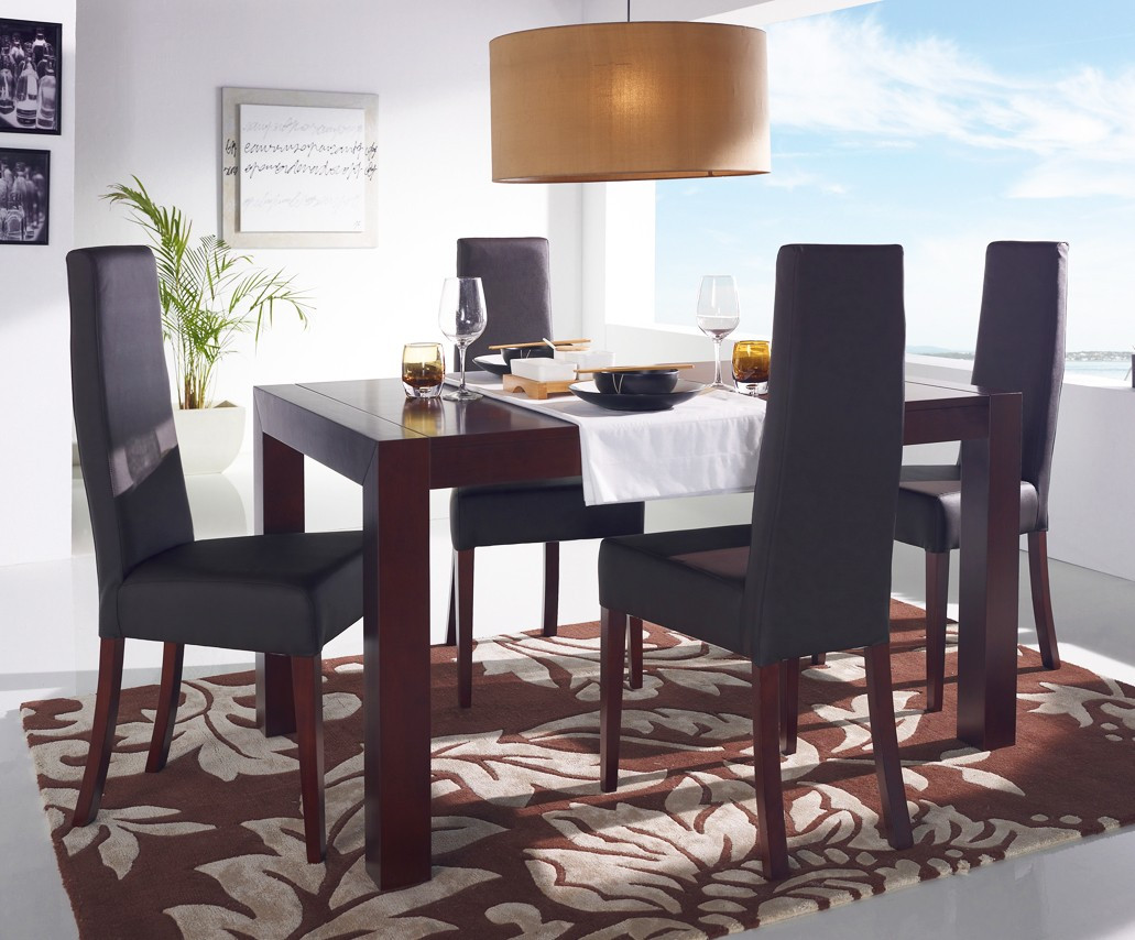 MESA DE COMEDOR FIJA HASTA 280 CM. MADERA - PINO