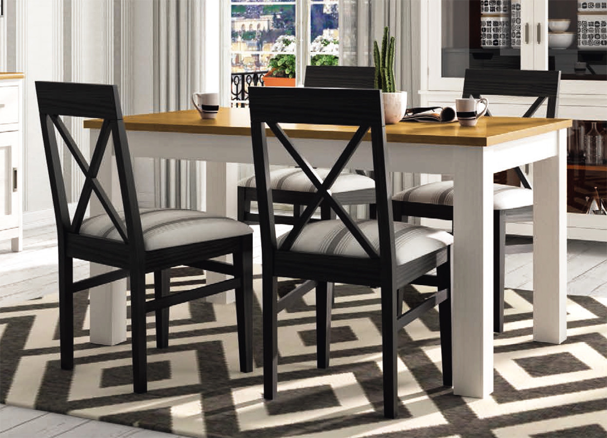 MESA DE COMEDOR EXTENSIBLE PARA SALÓN COMEDOR DE MADERA