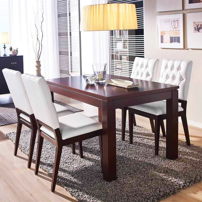 ▷ MESA DE COMEDOR CUADRADA Y EXTENSIBLE salones comedores