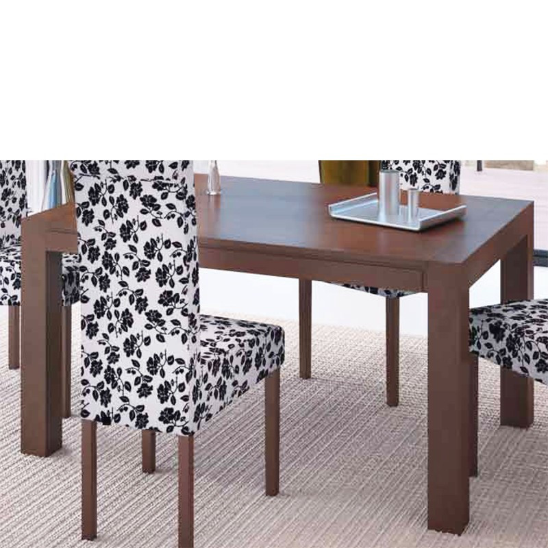 MESA DE COMEDOR RECTANGULAR FIJA - PINO