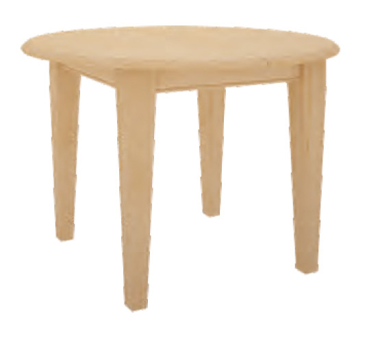 MESA DE COMEDOR REDONDA EXTENSIBLE IDEAL PARA COCINAS - PINO