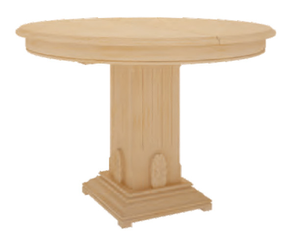 MESA COMEDOR EXTENSIBLE PATA AGUJA MADERA - PINO MESA COMEDOR EXTENSIBLE PATA AGUJA MADERA - PINO