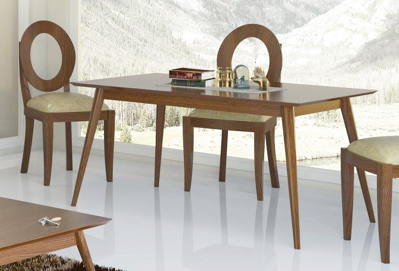 MESA DE COMEDOR EXTENSIBLE ESTILO VINTAGE - PINO