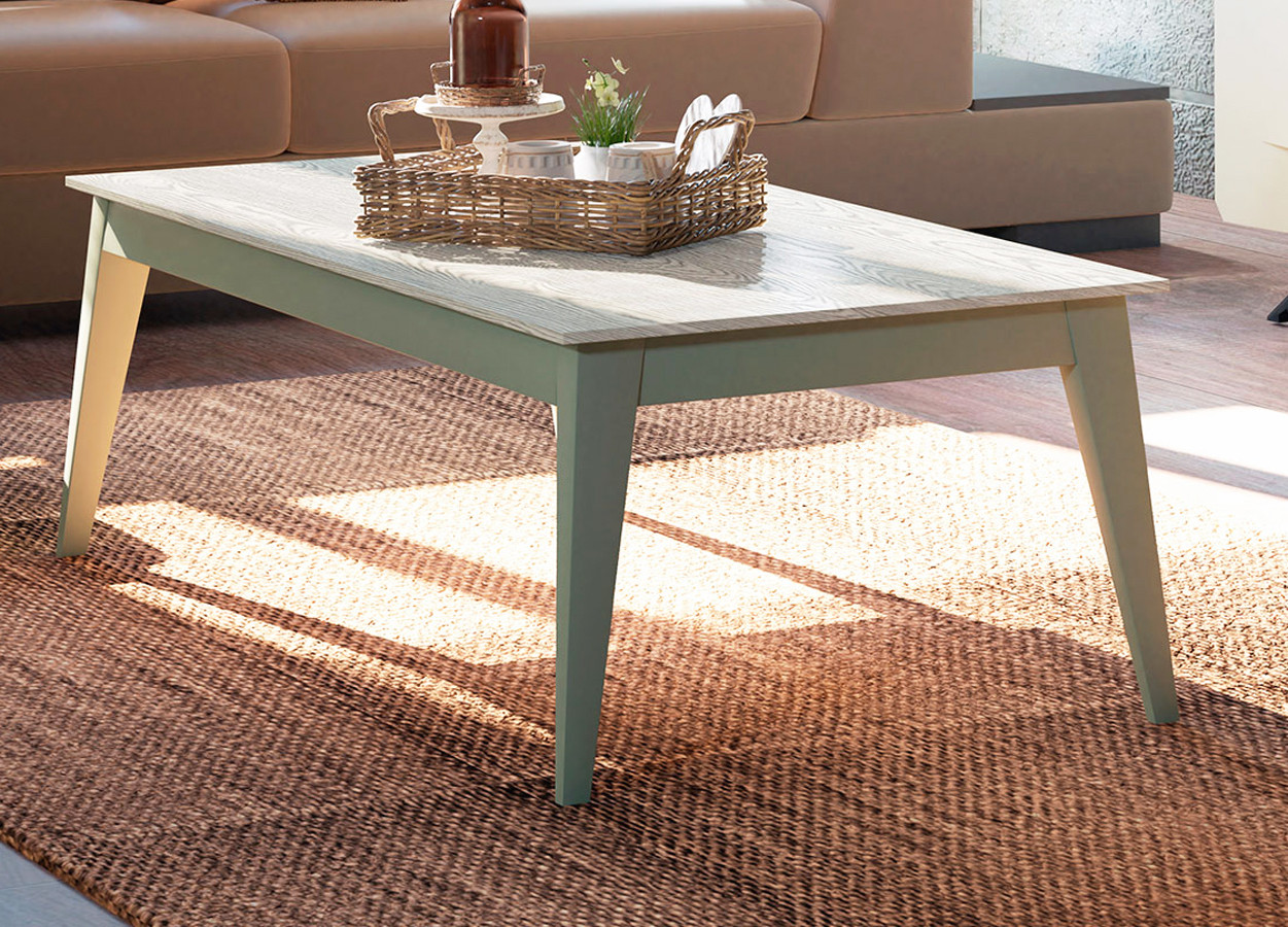 MESA CENTRO ELEVABLE PARA SALÓN COMEDOR ESTILO NÓRDICO - FRESNO