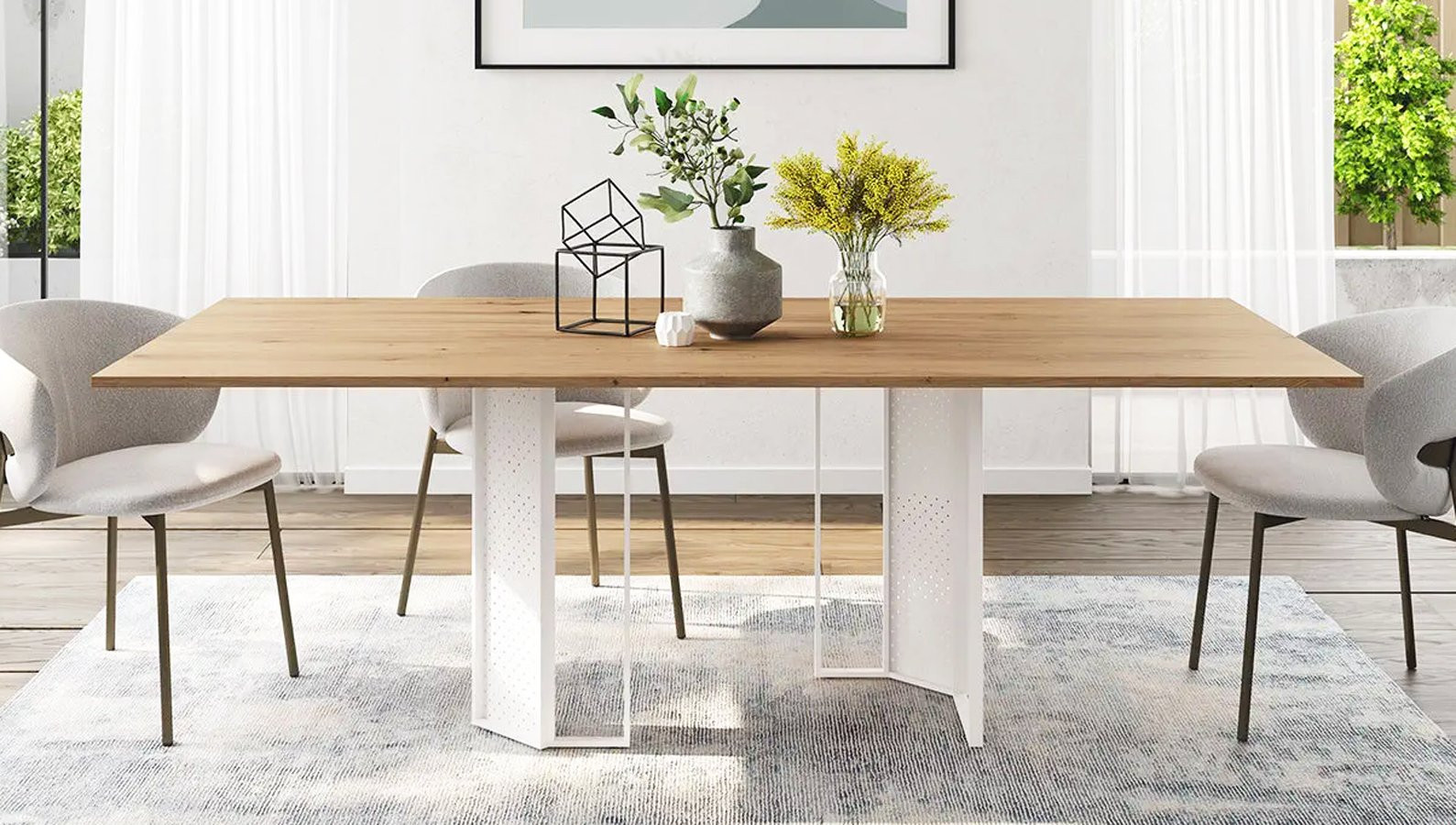 MESA DE COMEDOR DE DISEÑO ICÓNICO: ELEGANCIA Y FUNCIONALIDAD