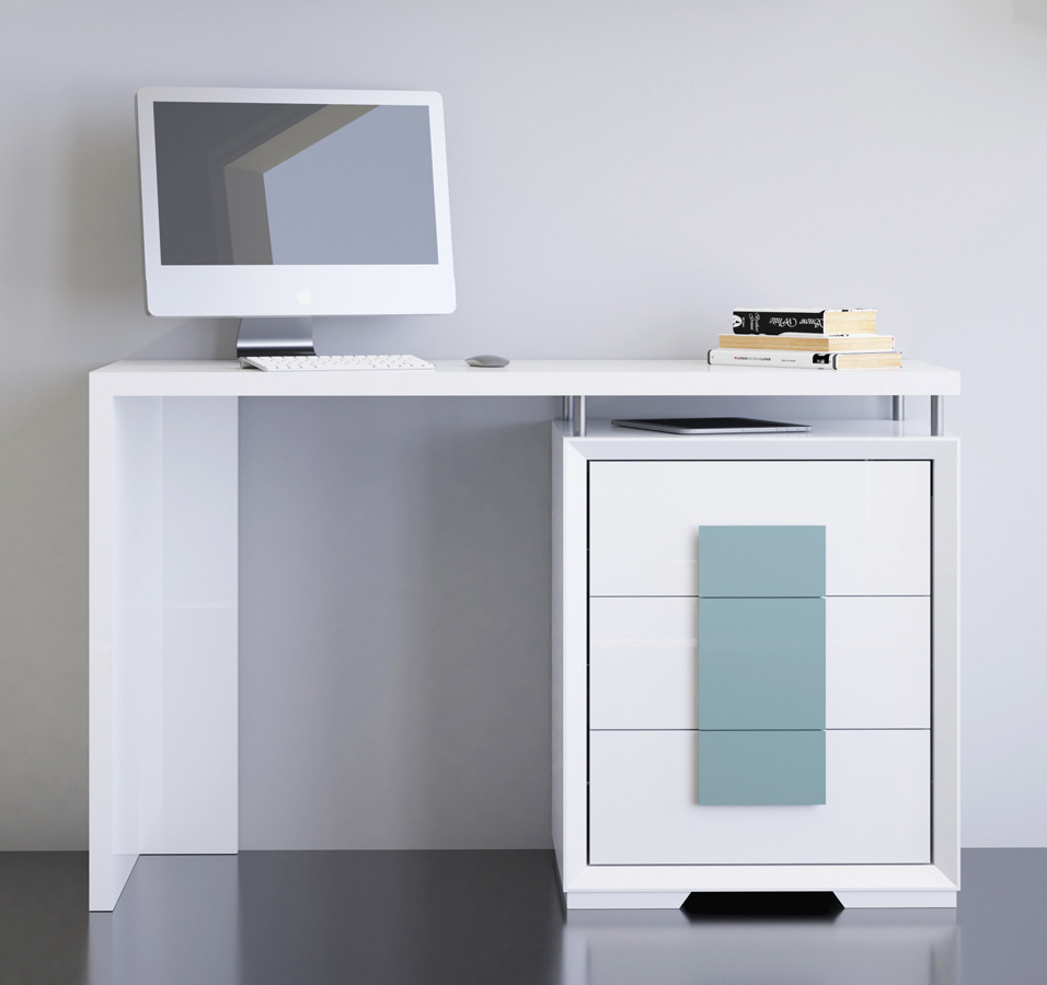 MESA DE ESCRITORIO CON 3 CAJONES PARA TELETRABAJO