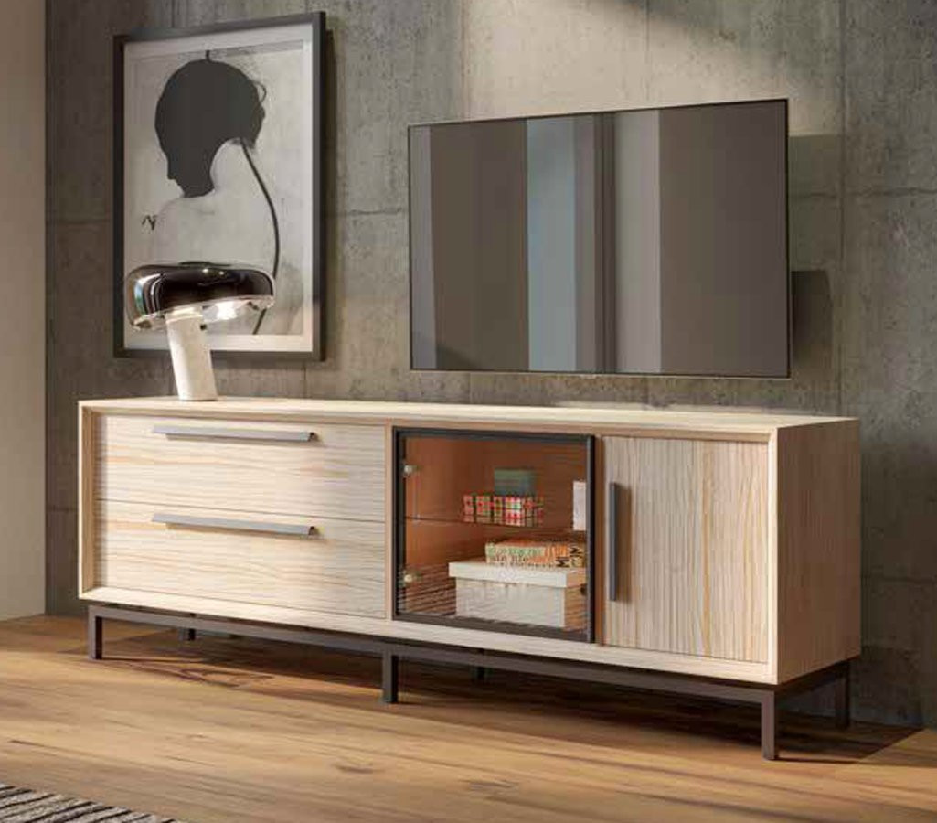 MESA TV DE DISEÑO NÓRDICO REALIZADO EN MADERA NATURAL SOSTENIBLE