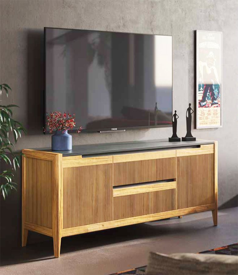 MUEBLE DE TV PERSONALIZABLE IDEAL PARA SALONES DE DISEÑO MODERNO