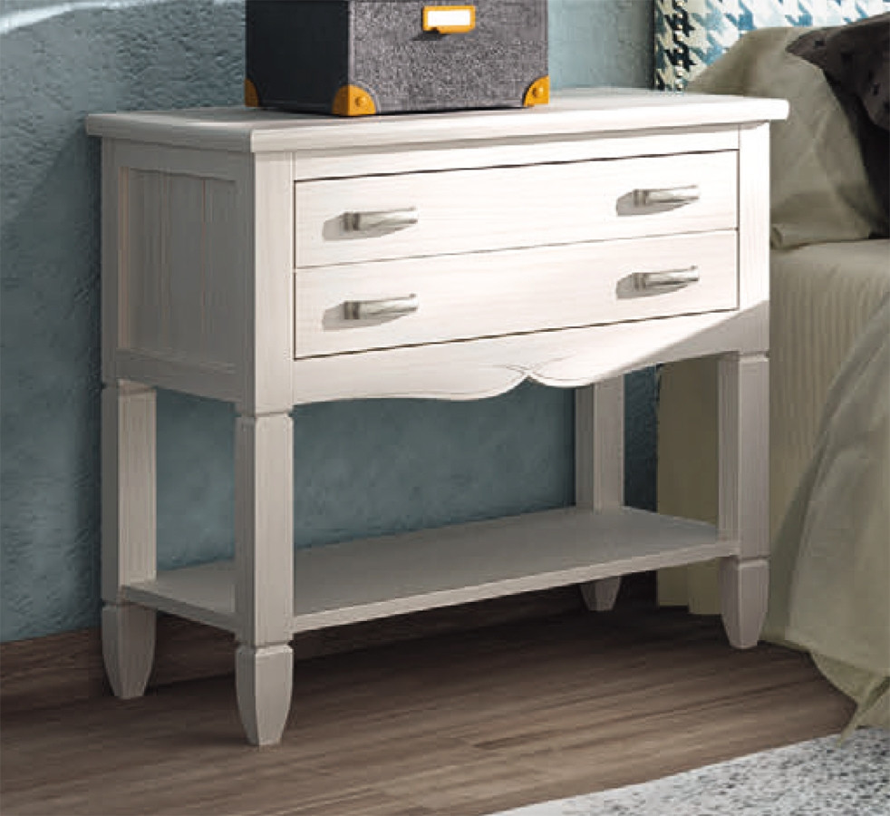 MESILLA ANCHA PARA DORMITORIOS MUEBLES ESTILO PROVENZAL MODERNO