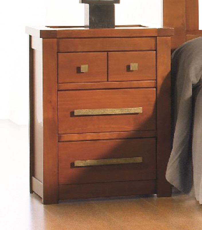 MESILLA MODELO RECTO 3 CAJONES MADERA - PINO