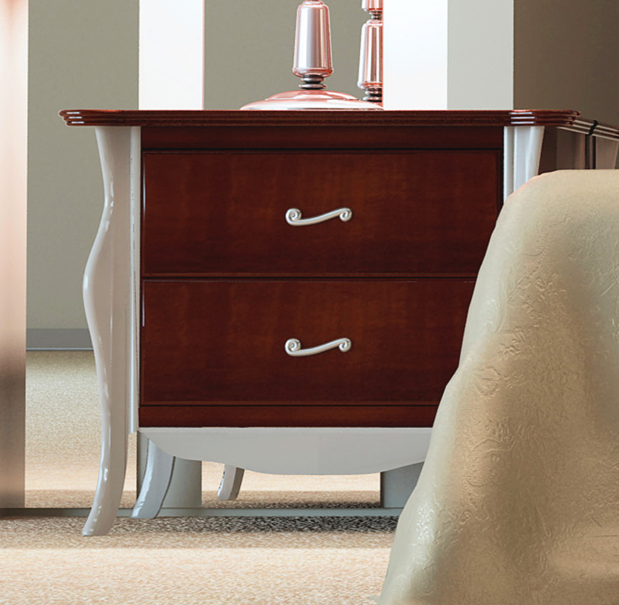 MESITA DE NOCHE CLÁSICA DORMITORIO MADERA - PINO