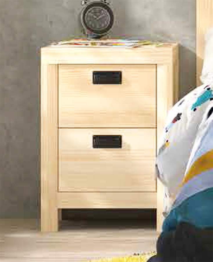 MESITA DE NOCHE PARA DORMITORIOS ESTILO NÓRDICO INDUSTRIAL