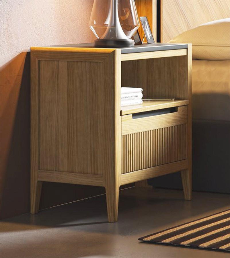 MESITA DE NOCHE DE DISEÑO CONTEMPORÁNEO Y ELABORACIÓN SOSTENIBLE