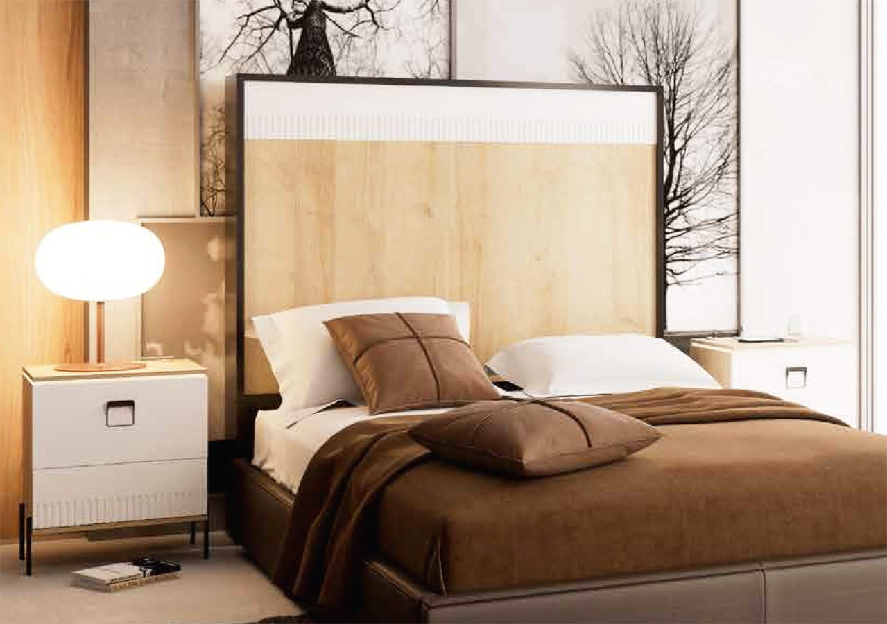 MUEBLES DE DORMITORIO DISEÑO MODERNO CON MESILLAS Y CABECERO - DM