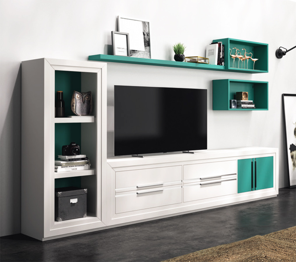 MUEBLES DE SALÓN COMEDOR DE DISEÑO MODERNO MADERA
