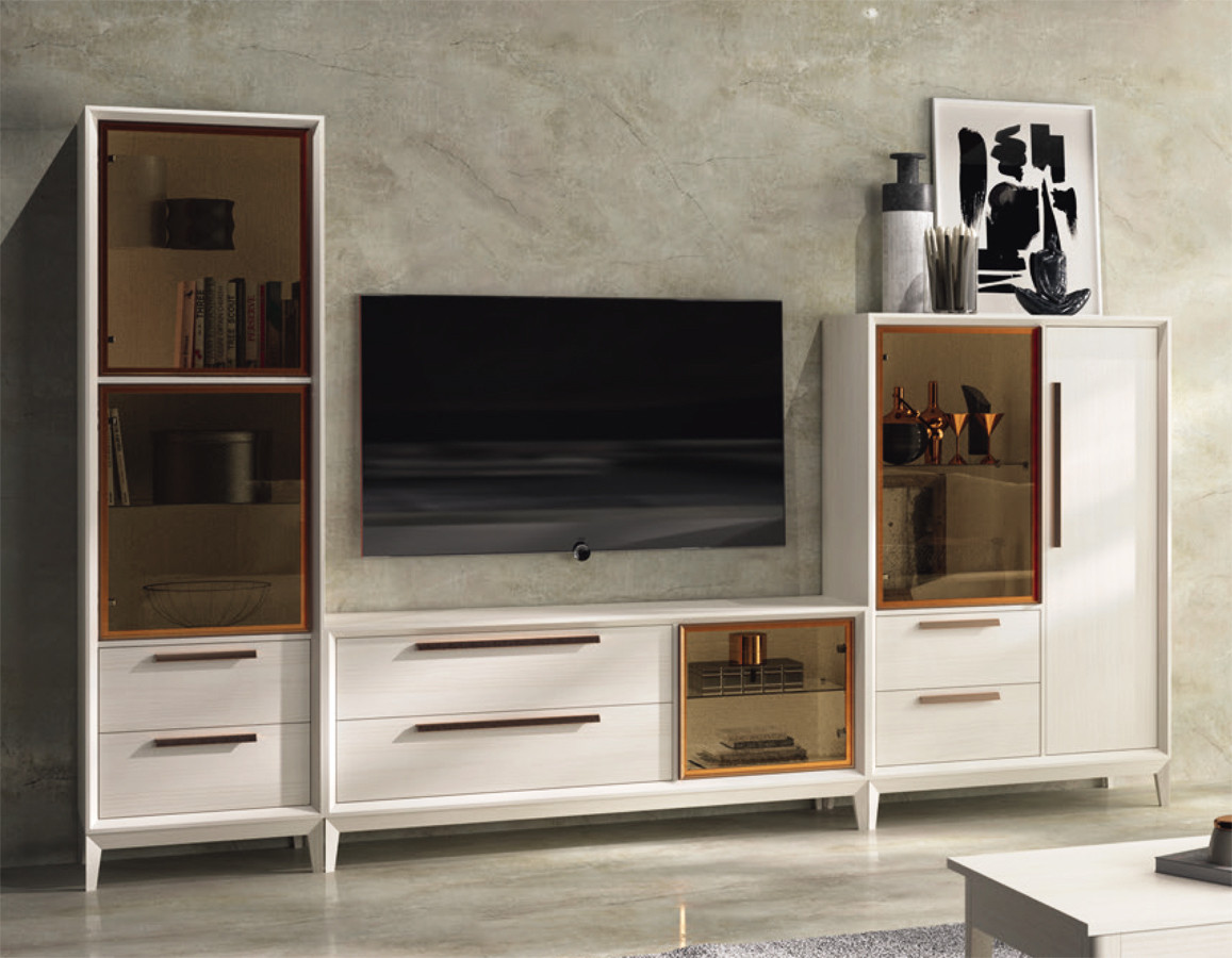 COLECCIÓN DE MUEBLES ESTILO NÓRDICO SALÓN COMEDOR MADERA NATURAL