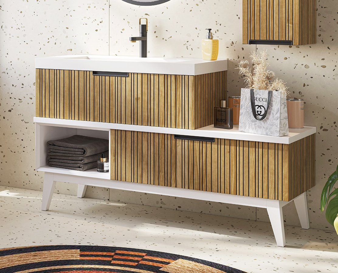 MUEBLE DE BAÑO ESTILO NÓRDICO: ESTILO, FUNCIONALIDAD Y DISEÑO