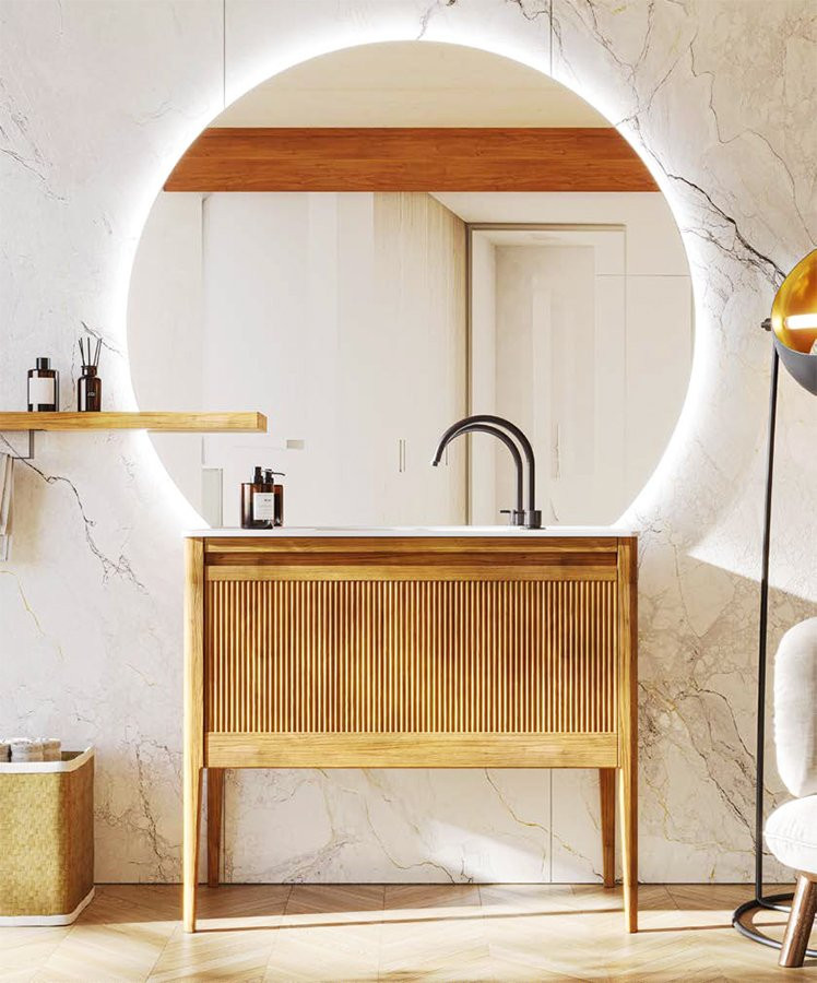 MUEBLE DE DISEÑO ELEGANTE IDEAL PARA CUARTOS DE BAÑO MODERNOS